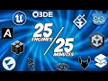 25 Game Engines in 25 Minutes