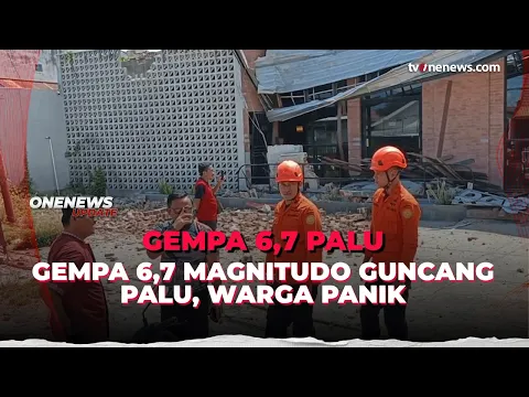 Gempa 6,7 Magnitudo Guncang Palu, Pasien Rumah Sakit Berhamburan