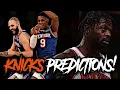 RJ Barrett Jalen Brunson Julius Randle SEASON STATS PREDICTIONS