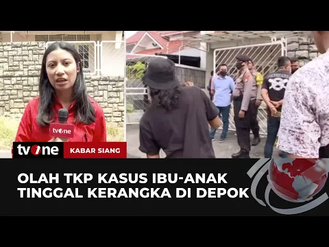 Polisi Gelar Olah TKP Jasad Ibu & Anak Tinggal Kerangka