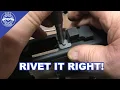 Setting an Uzi Ejector Rivet the right way