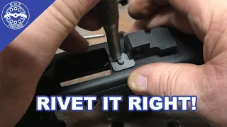 Setting an Uzi Ejector Rivet the right way