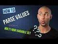 How to parse a multi row variable set using scripts ServiceNow