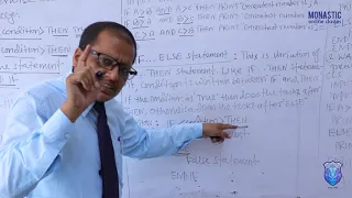 Class 10 QBasic Control Statement By Sanjeev Sir Monastic Online Classes