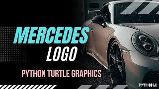 Create Mercedes logo in python Python Turtle graphics pythonji