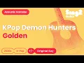 Lagu KPop Demon Hunters - Golden (Acoustic Karaoke)
