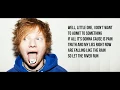 Eminem - River ft. Ed Sheeran - Lyrics