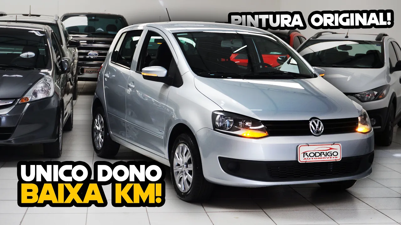 Um EXCELENTE HATCH ESPAÇOSO, CONFIÁVEL E ACESSÍVEL! Volkswagem FOX 1.6 ÚNICO DONO e com BAIXA KM!