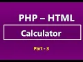 Calculator using PHP