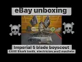 eBay unboxing a 4 vintage knives imperial 5 blade BSA Case TL 29 Case shark tooth Case machete