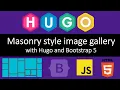 Tutorial - Creating style image gallery with Hugo and Bootstrap 5 Front End Dev