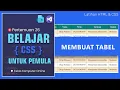 Belajar Membuat Tabel yang Menarik dengan HTML CSS