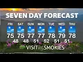 Gatlinburg and Pigeon Forge Weather for Weekend of October 10 2025
