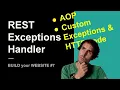Exception Handler with Spring Boot Spring Boot Backend