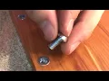 REVIEW - 20 threaded inserts screw in nut insert nutsert for wood furniture e-z lok hex