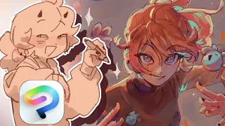 How I use Clip Studio Paint's Simple Mode for my illustrations