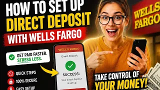 How to set up direct deposit with Wells Fargo