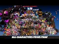 all the characters from Five Nights at Freddy From 1-secret of the mimic