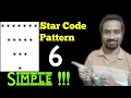 6 Inverted Reversd Pyramid Pattern Code Triangle Star Pattern Code Engineer Vineet Jajodia