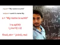 Python Interview Question Reverse Words in a Sentence with Code Examples String operation regex