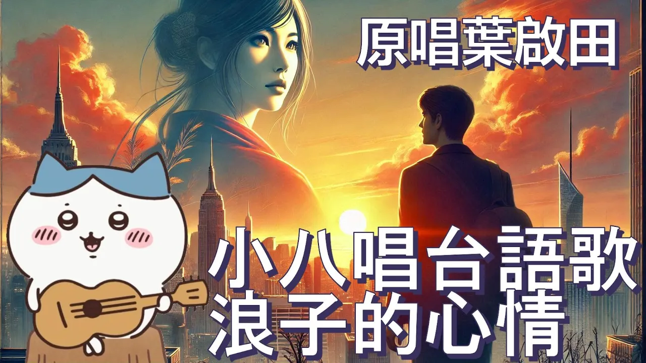 小八唱台語歌浪子的心情,原唱葉啟田 (Ye Qi Tian)。CC字幕 #ちいかわ #台語 #ハチワレ #chiikawa #cover #吉伊卡哇 小八唱台語歌浪子的心情,原唱葉啟田 (Ye Qi Tian)。CC字幕 #ちいかわ #台語 #ハチワレ #chiikawa #cover #吉伊卡哇