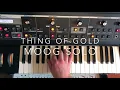 Snarky Puppy - Thing of Gold || Shaun Martin Moog Solo (Cover)