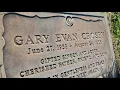 Actor Gary Evan Crosby Grave Forest Lawn Hollywood Hills Los Angeles California USA November 3 2022