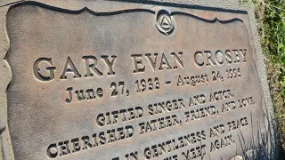 Actor Gary Evan Crosby Grave Forest Lawn Hollywood Hills Los Angeles California USA November 3 2022
