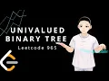 Leetcode 965 - Univalued Binary Tree JAVA Solution Explain