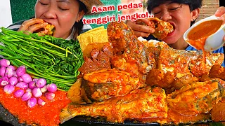WAY KEKENYANGAN PERUT PENUH🤤🤣‼️ASAM PEDAS TENGGIRI JENGKOL 🔥‼️