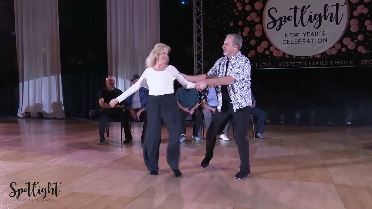 Spotlight New Year's Celebration 2023 Masters Novice Jack & Jill - David Sarver & Karen Workman