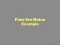 Concurrent Computing Part III Baton Passing Example