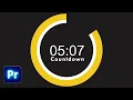 How to Create Modern Countdown Timer Animation in Premiere Pro Hindi