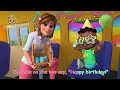 Wheels on the Birthday Bus 🥳 & More Wheels On The Bus Songs | CoComelon 🍉 | Nursery Rhymes