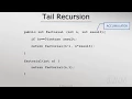 Tail recursion