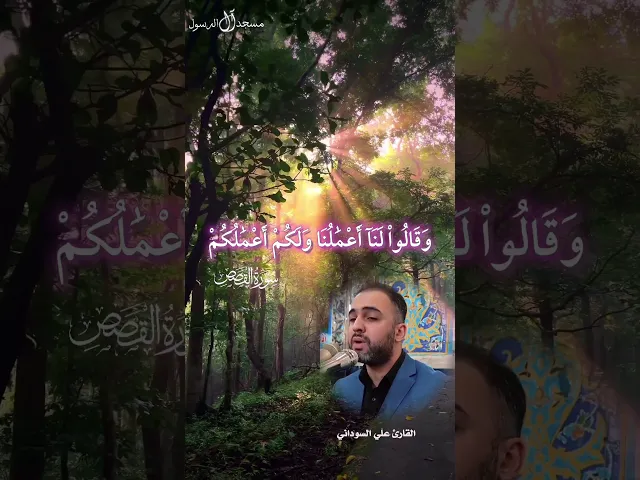 ⁣دقيقة قرآنية | القارئ علي السوداني | سورة القصص | مسجد وحسينية آل الرسول