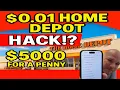 0 01 Home Depot Hack Scoring 5000 Worth of Stuff for Pennies