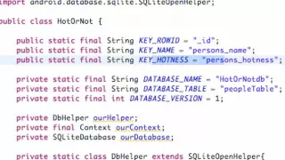 Android Application Development 114 Creating SQLite Database