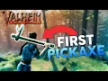 How to Get Your FIRST PICKAXE in Valheim Antler Pickaxe
