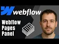 Webflow Pages Panel Explained Quick Layout Structure Tutorial