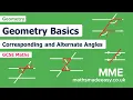 Geometry - Corresponding Angles and Alternate Angles