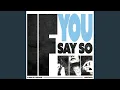 Download Lagu If You Say So