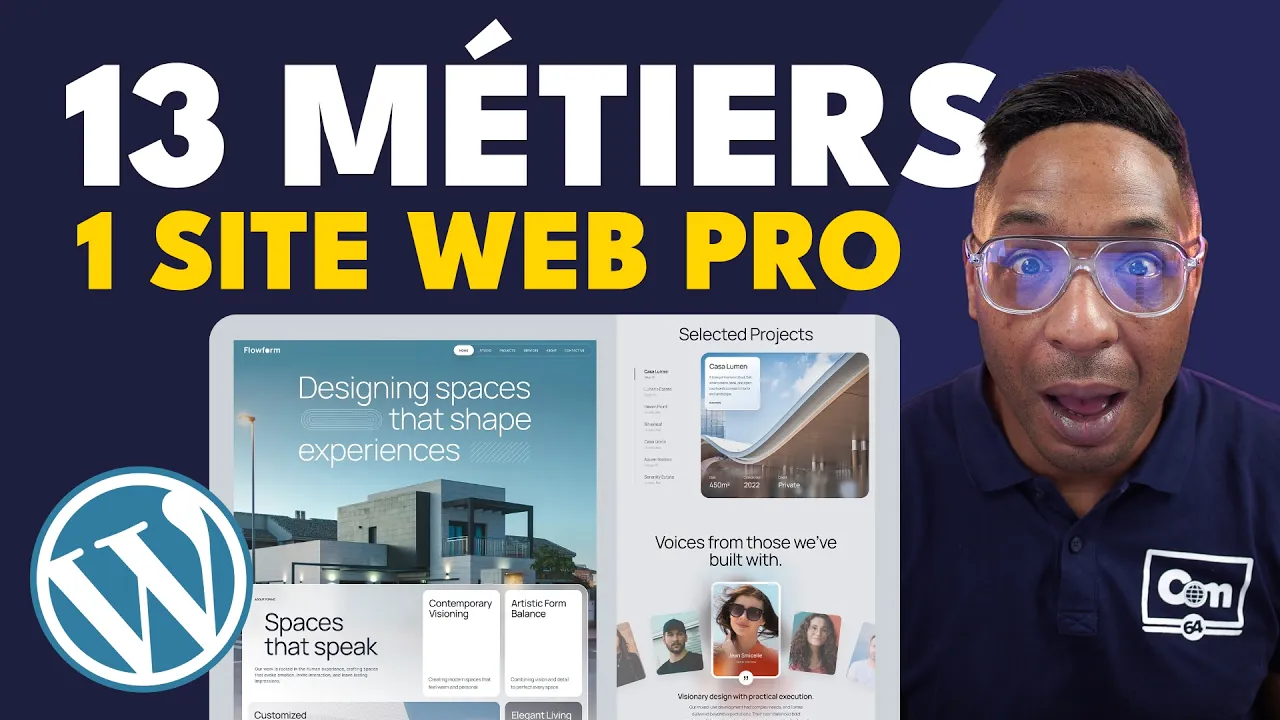 Tutoriels Les 13 métiers cachés derrière un site WordPress professionnel