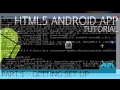 Cordova and Ionic Android HTML5 App Development Tutorial full