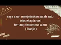 Download Lagu Contoh Teks Eksplanasi Tentang Fenomena Alam \