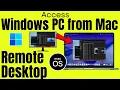 How to Remote Desktop from Mac to Windows Access Windows pc from mac 2026