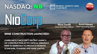NioCorp Nasdaq NB Portal Project Webinar - March 9 2026