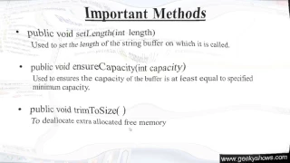 287 trimToSize Method in Java Programming Hindi