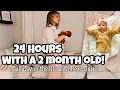 Lagu 24 HOURS with a 2 MONTH OLD!