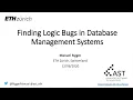 Finding Logic Bugs in Database Management Systems -